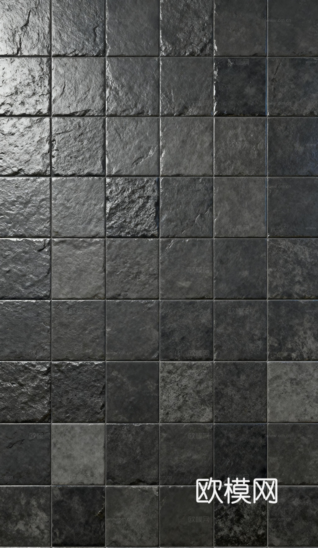 侘寂工业艺术砖 中古侘寂艺术砖 黑色做旧仿古砖 侘寂风黑色地