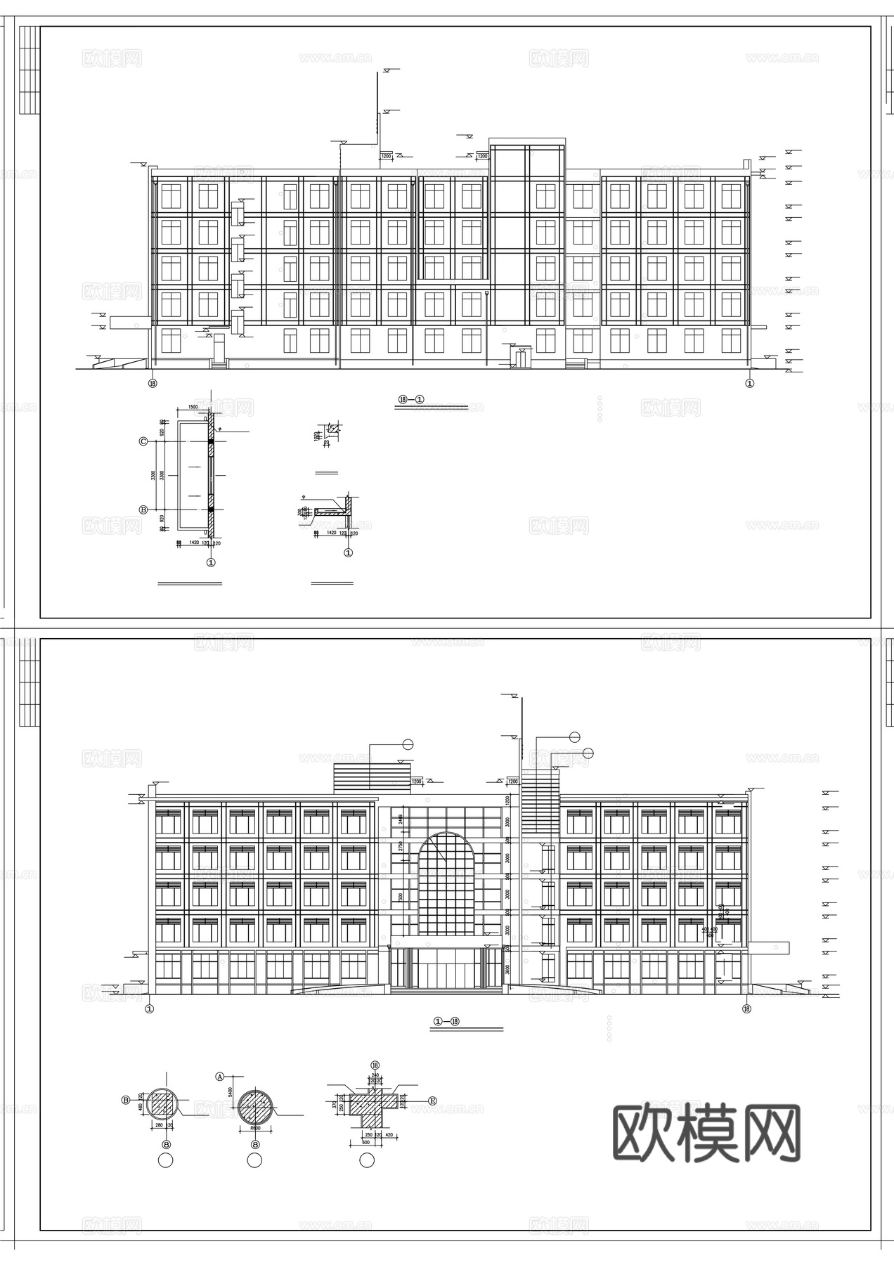 医疗建筑cad施工图