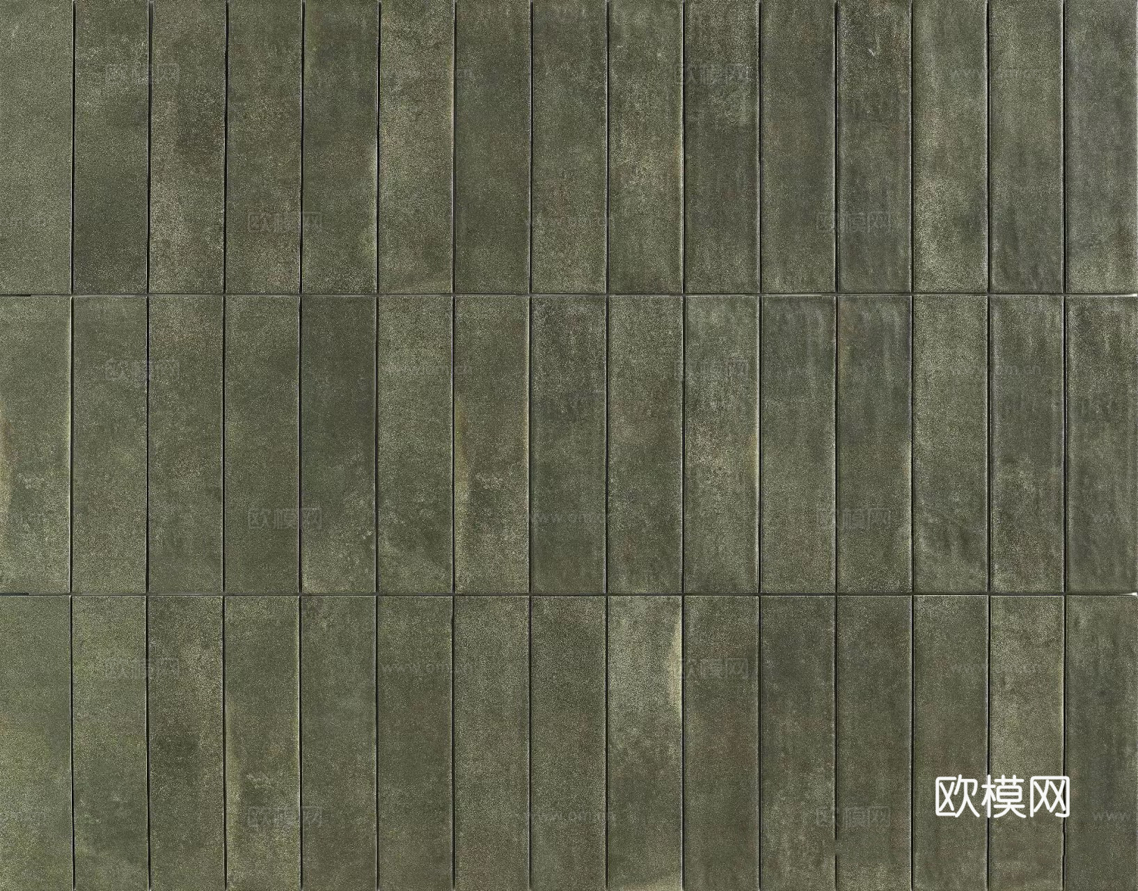 侘寂复古仿古砖 灰绿色长条墙砖 艺术砖 复古砖