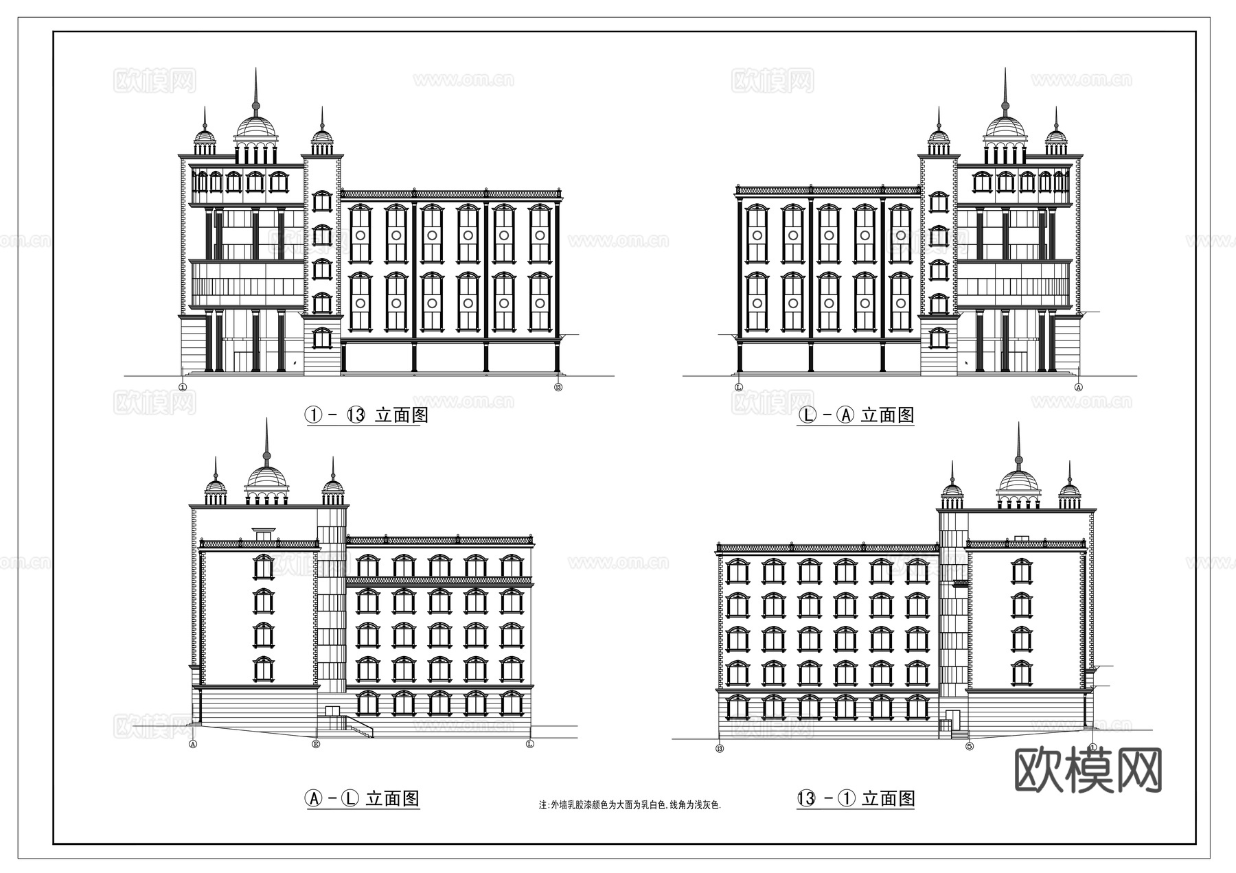 医疗建筑cad施工图