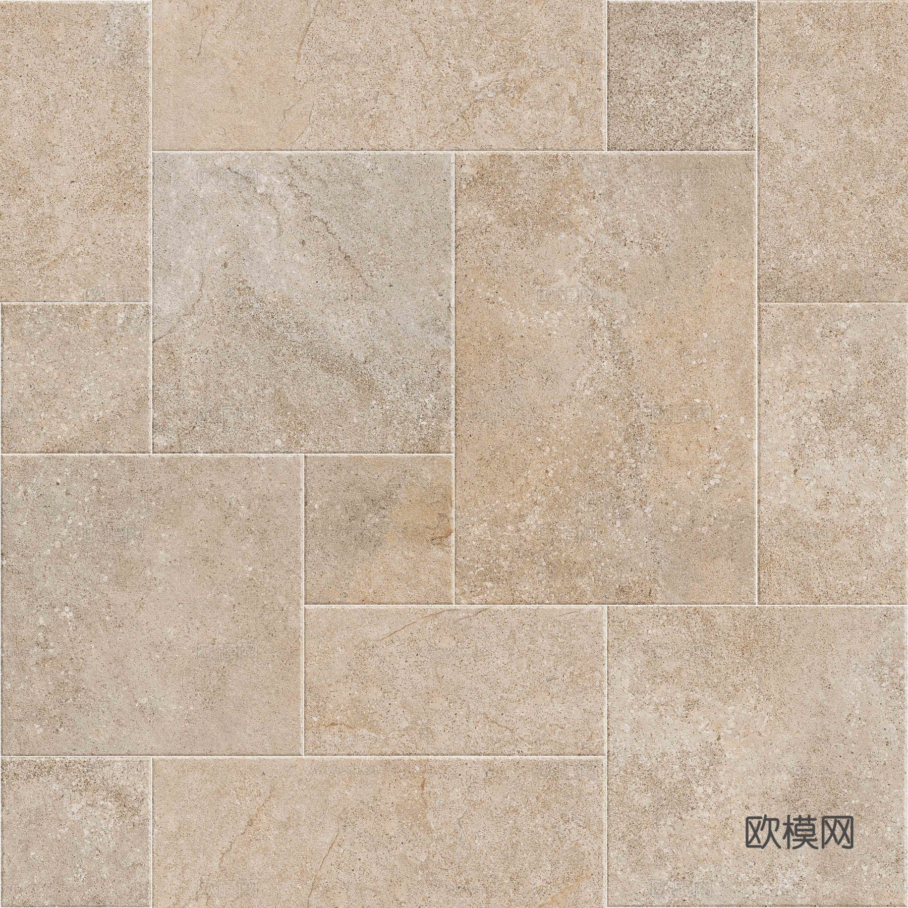 现代无缝米黄色莱姆石 石材背景墙 仿古砖