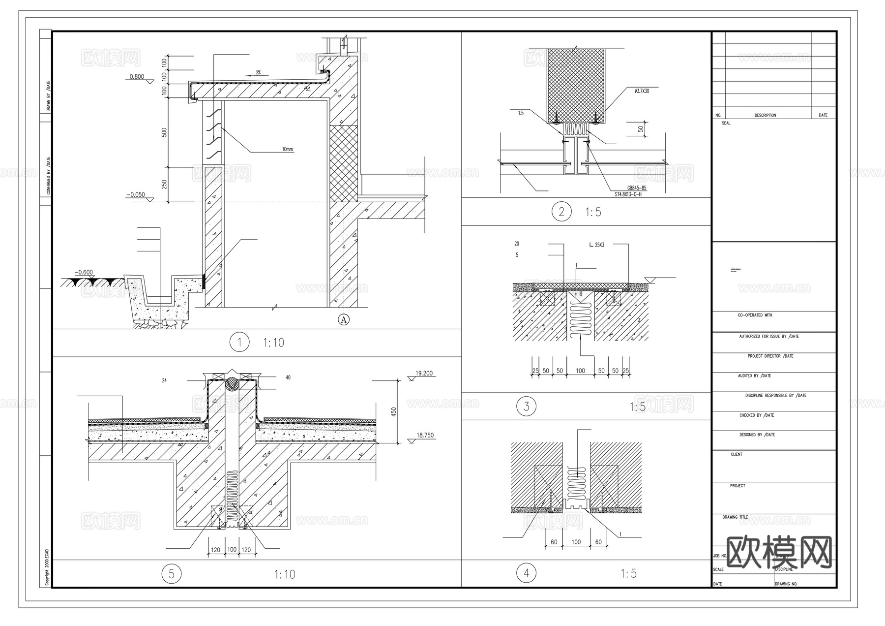 节点详图cad施工图