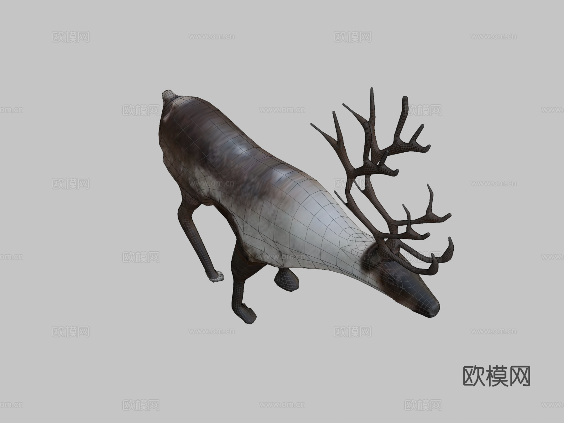 鹿CG模型su模型