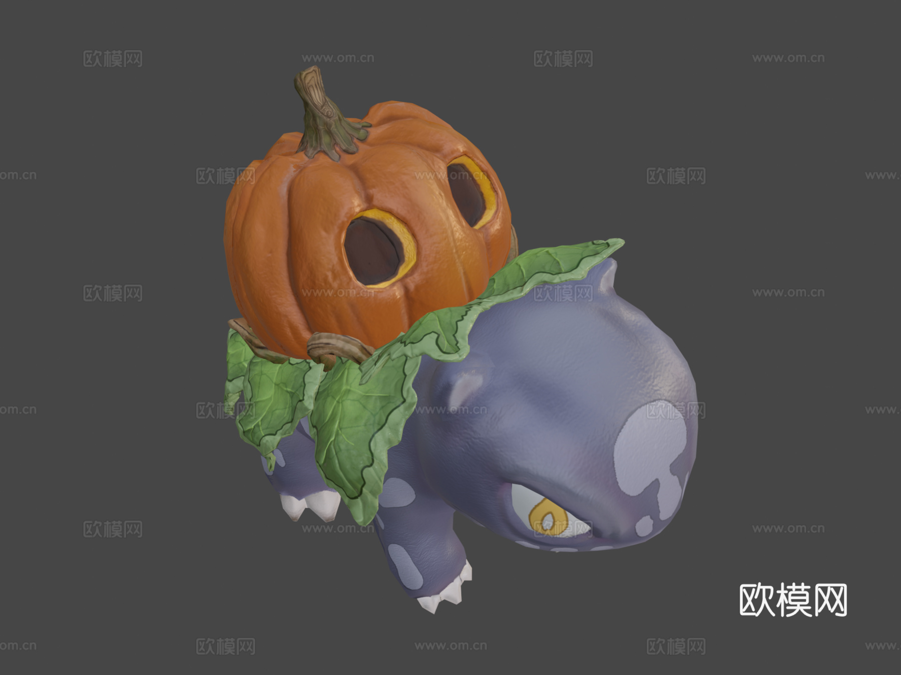 万圣节妙蛙种子su模型