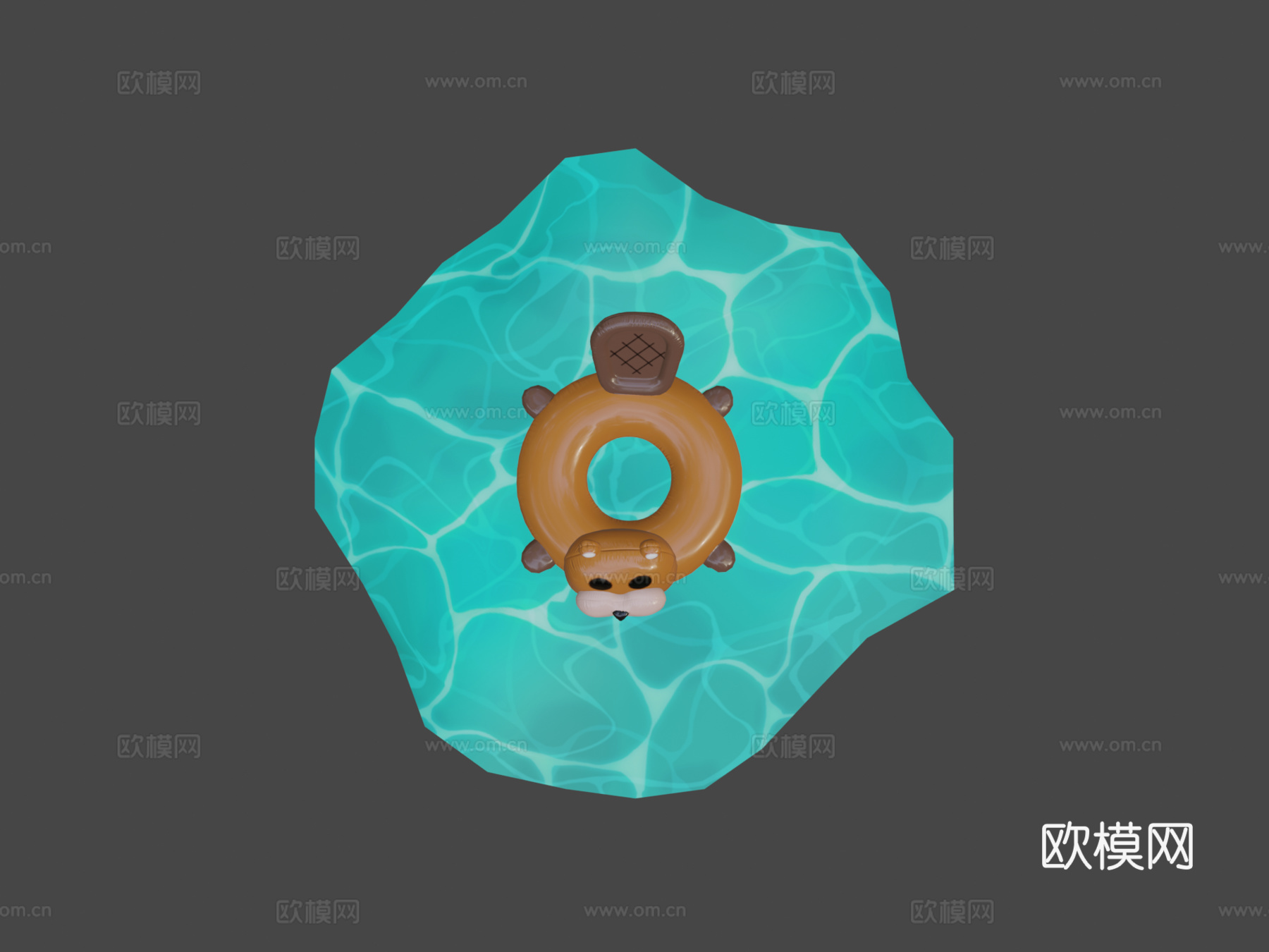 充气河狸su模型