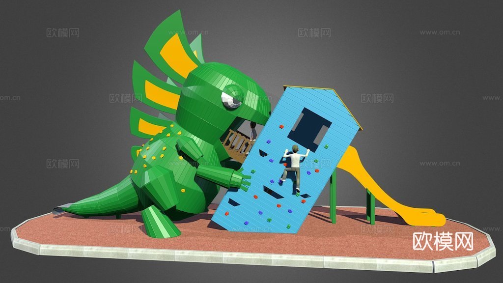 游乐场哥斯拉su模型