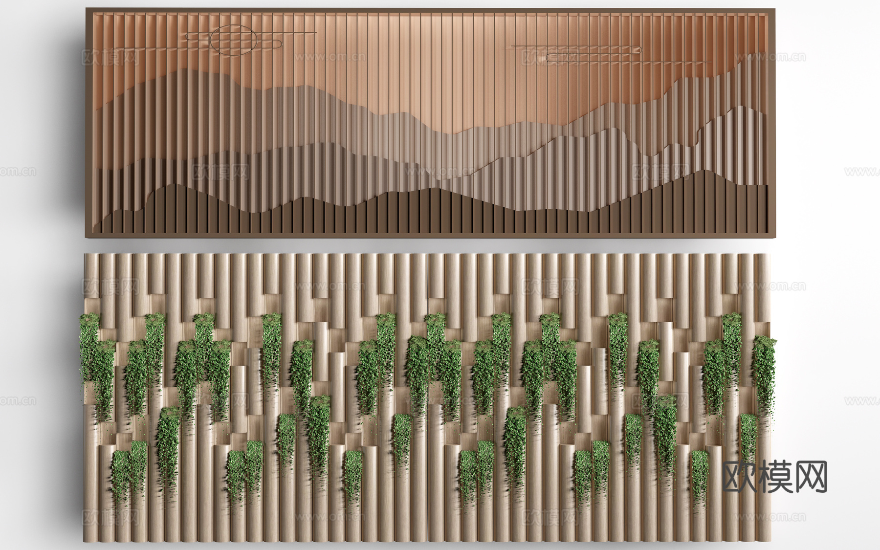 现代前台背景墙 办公室背景墙 公司形象墙su模型