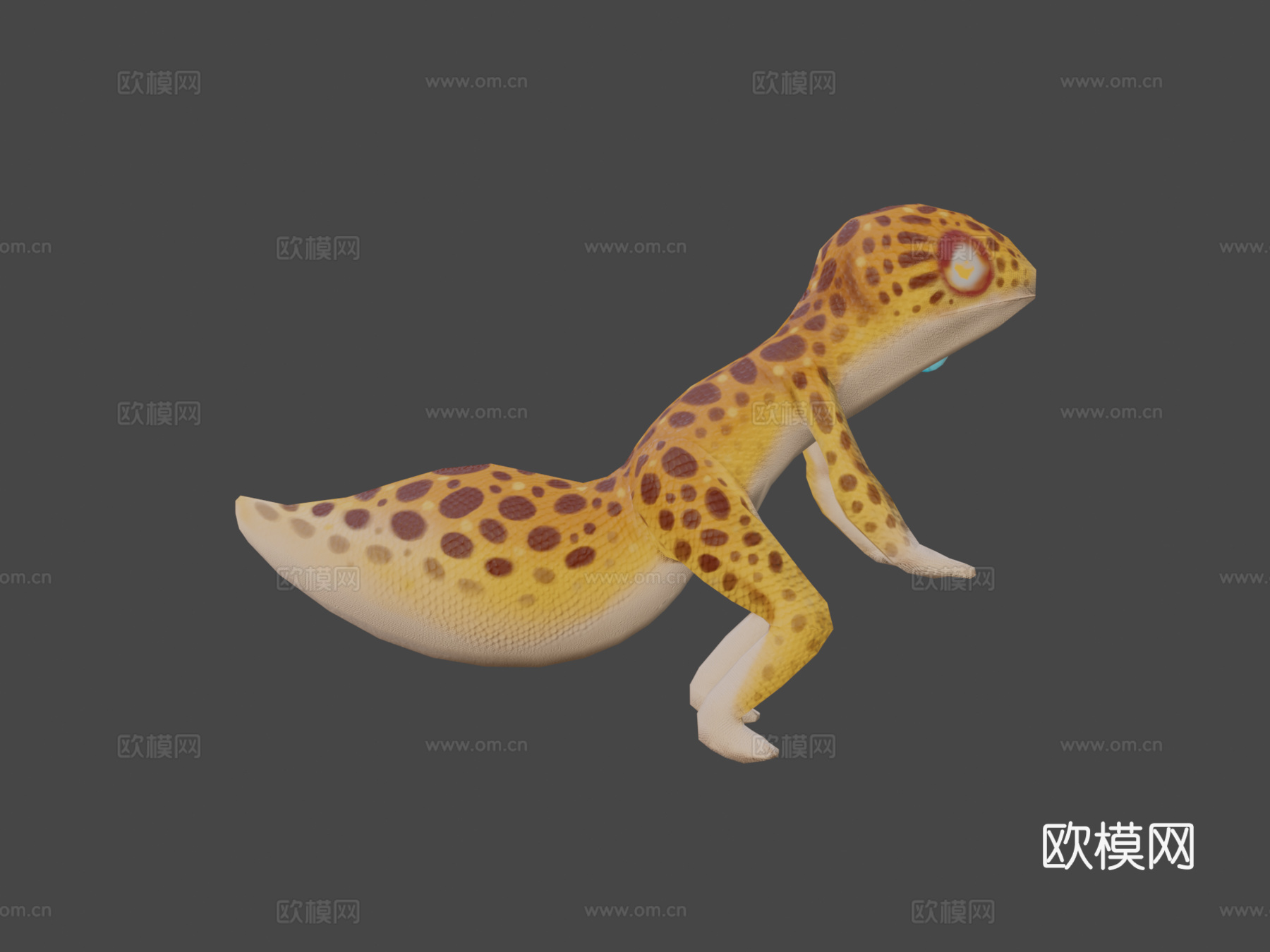 害羞豹猎手手绘su模型