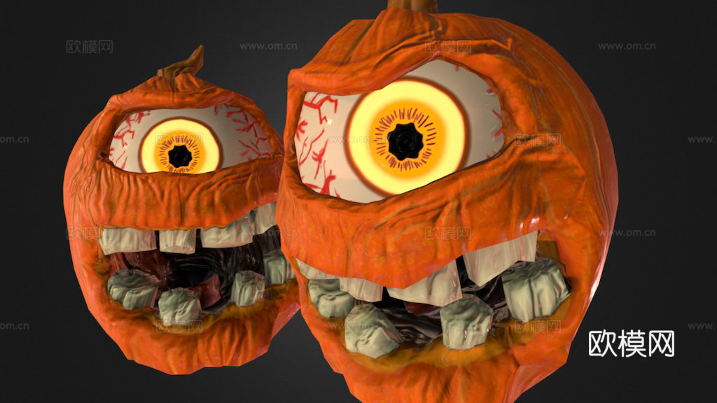 恐怖南瓜su模型下载（渲染图1）
