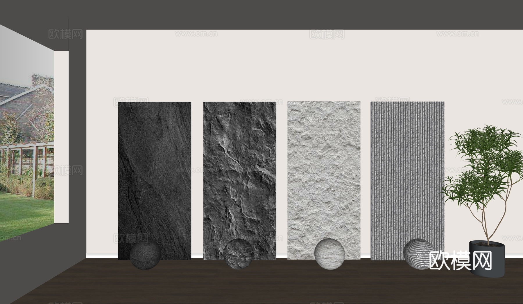 现代石材 现代轻奢 大理石 岩板su模型