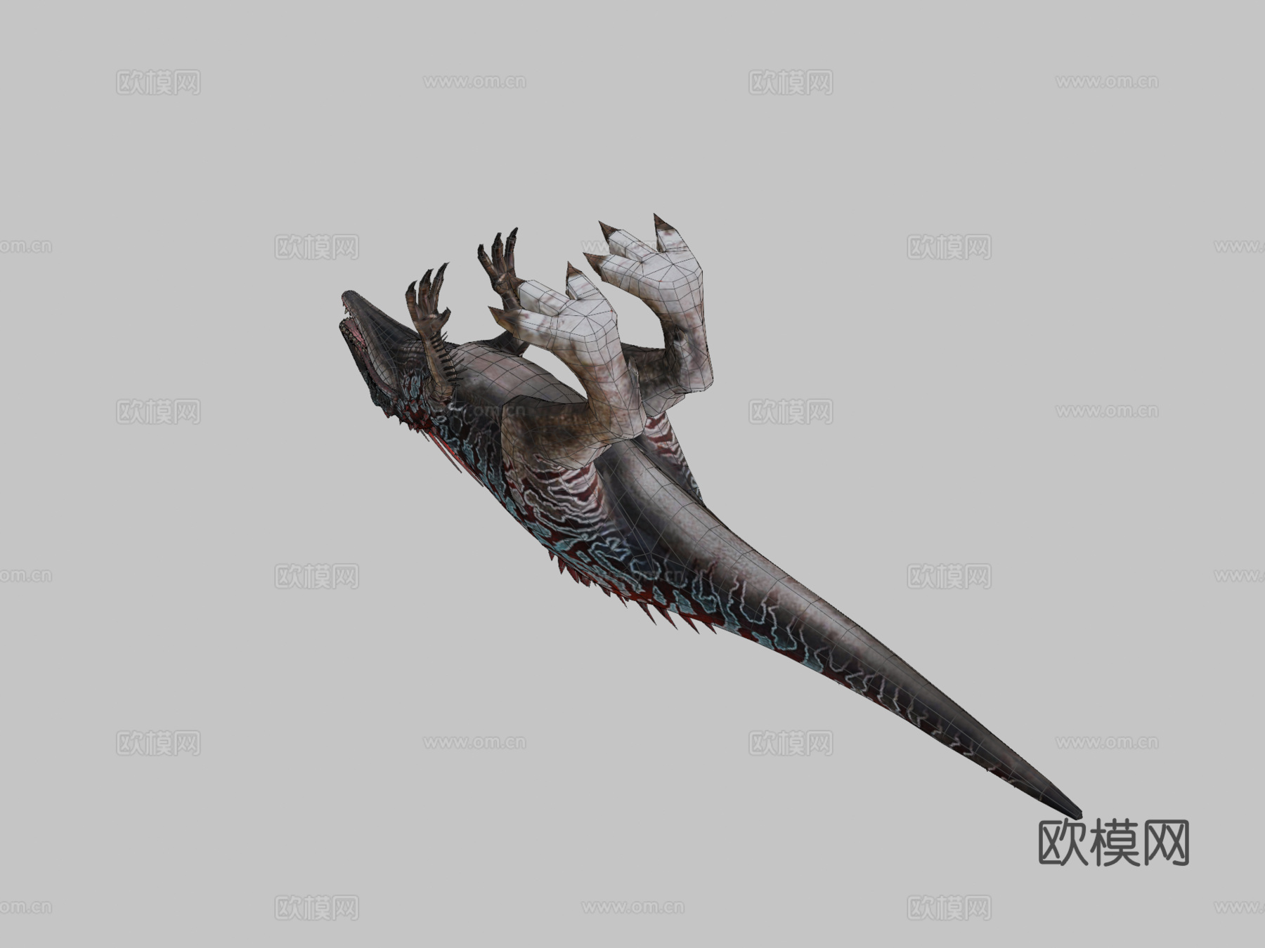 侏罗纪世界游戏40级暴虐霸王龙su模型