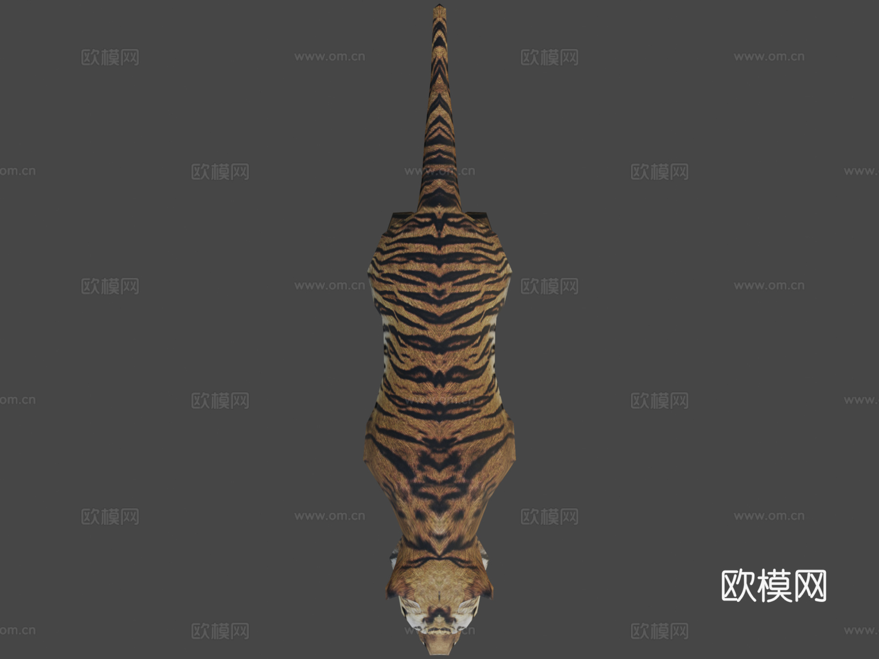 三维实时幻想坐骑虎su模型下载（渲染图6）