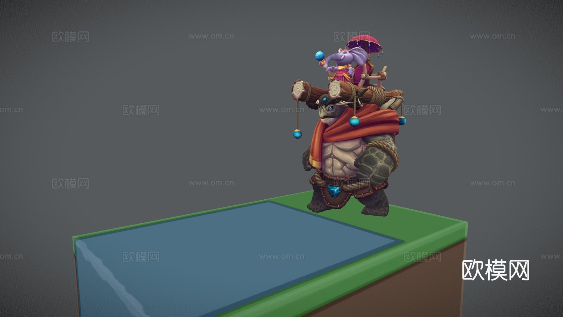 艾莉与哈根潜水动画su模型