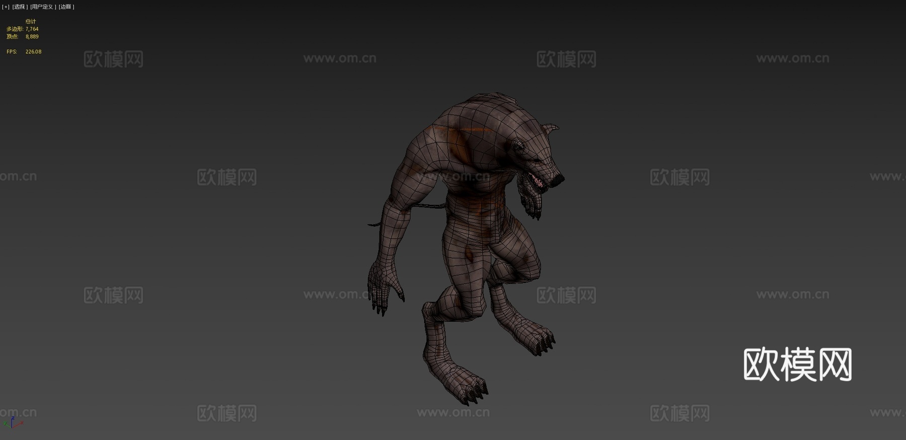 狼人无毛su模型