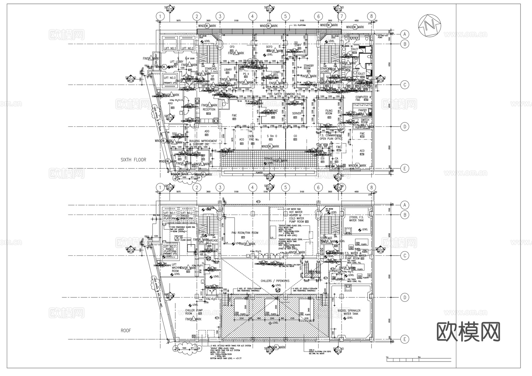 平面布置图cad施工图