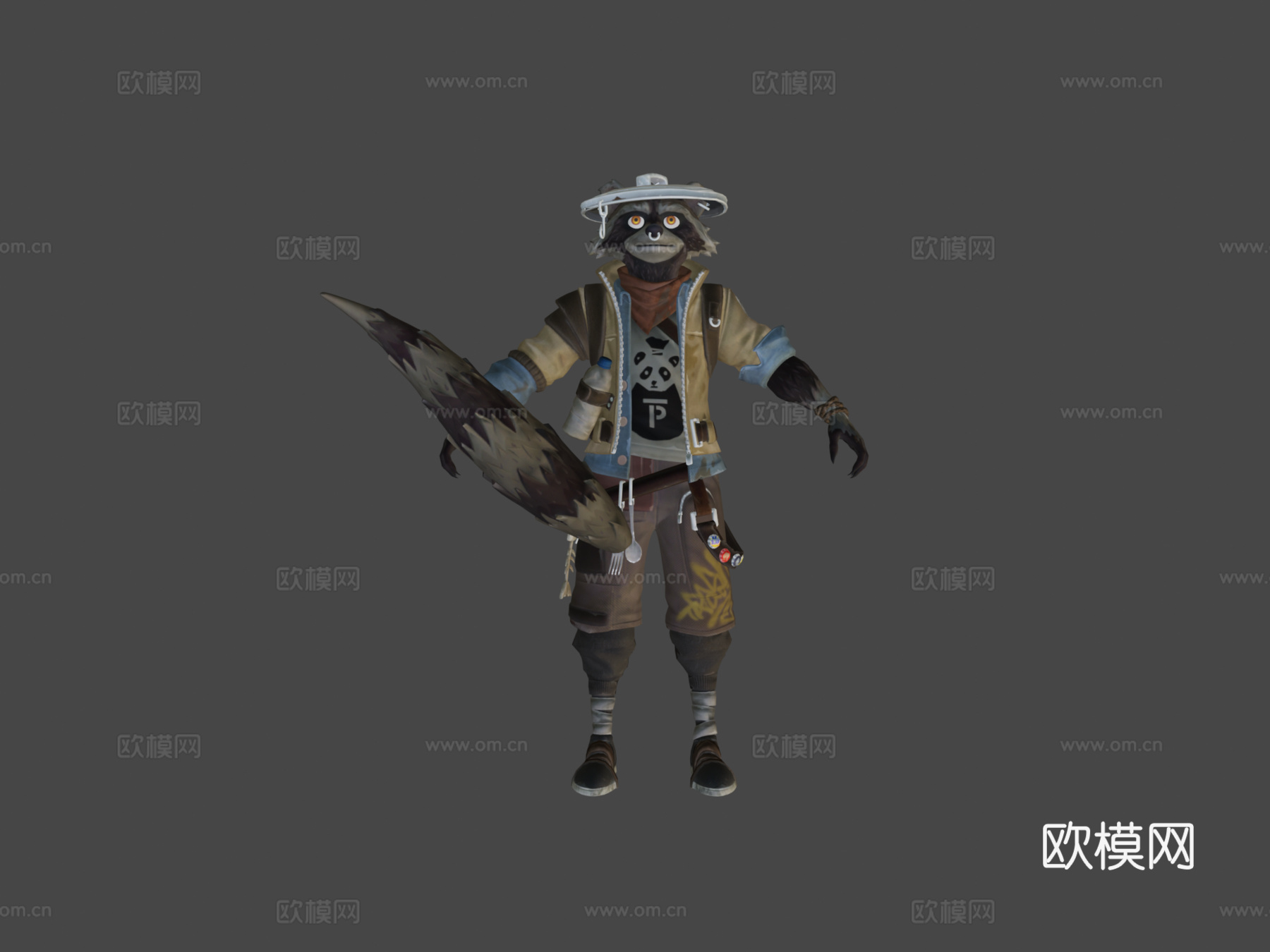 鲁弗斯堡垒之夜皮肤su模型