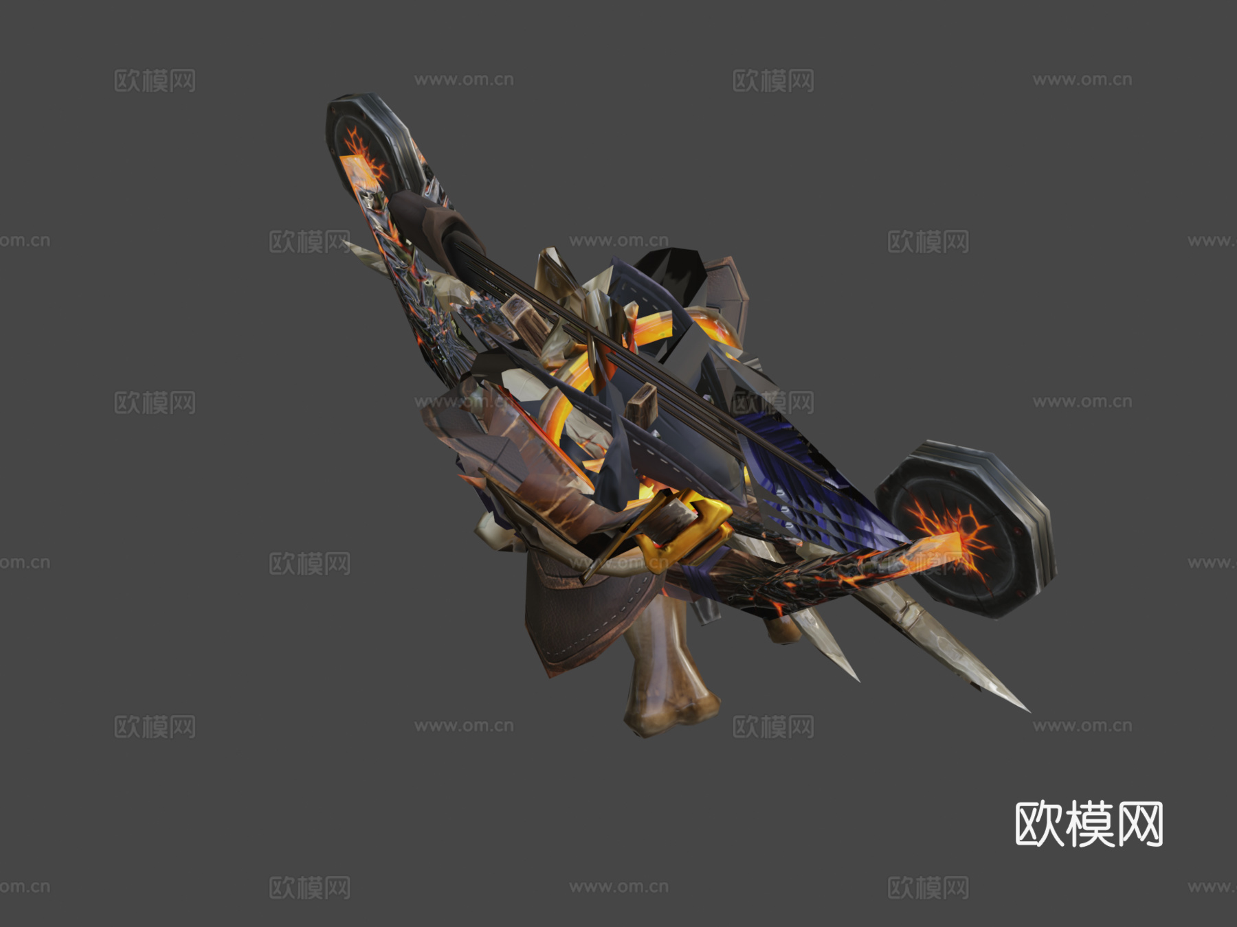 Dota2忧郁弓箭手su模型