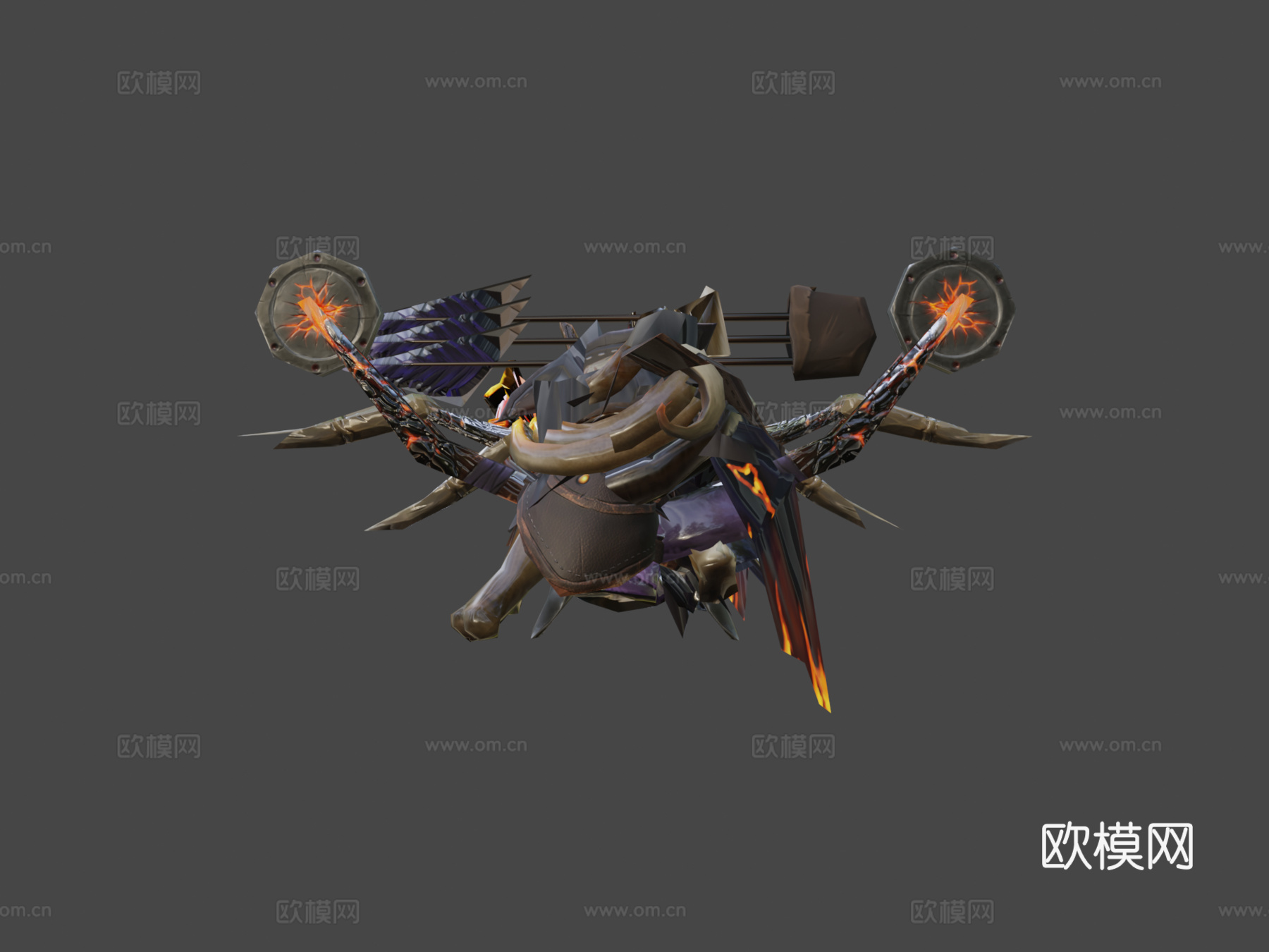 Dota2忧郁弓箭手su模型