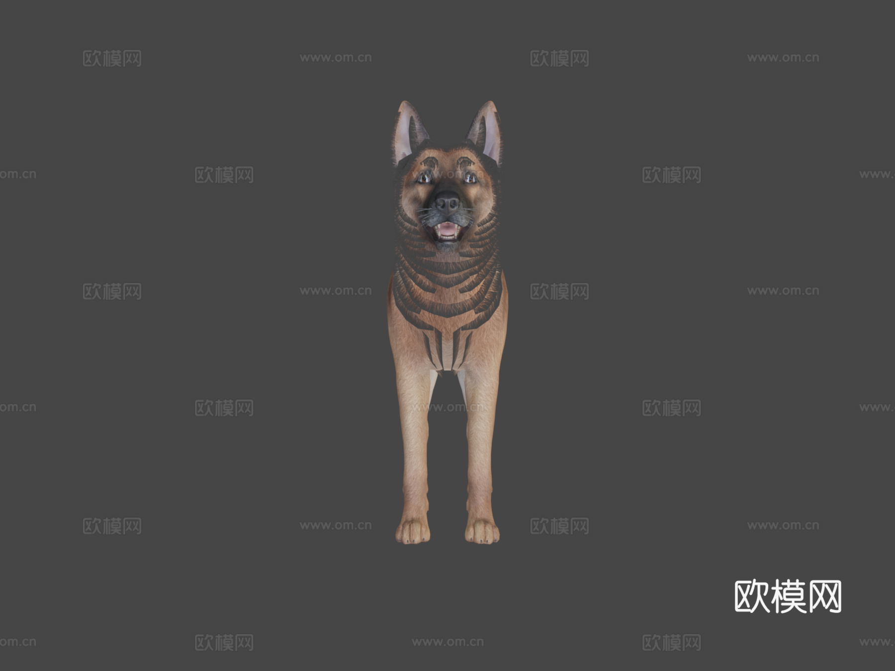 狗牧羊犬v2su模型