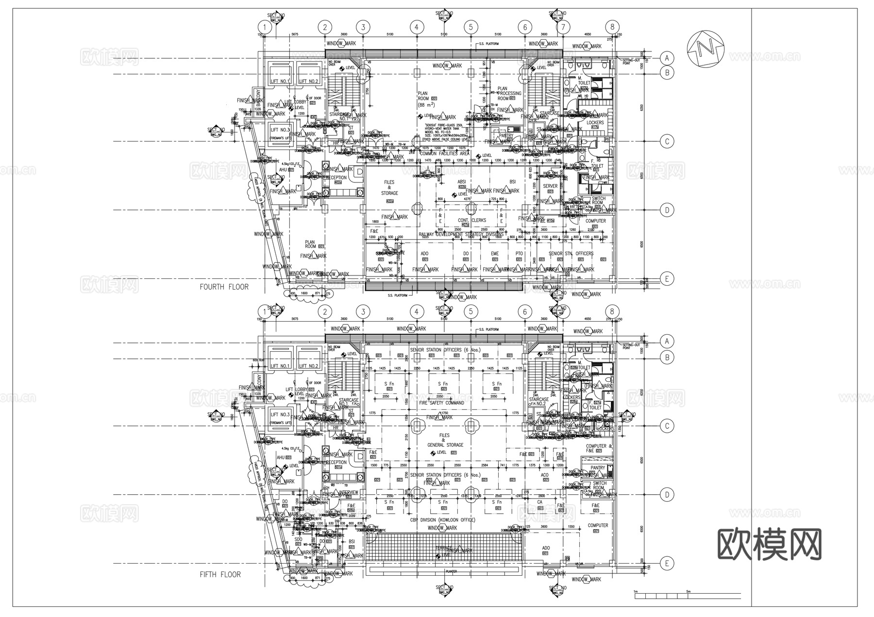 平面布置图cad施工图