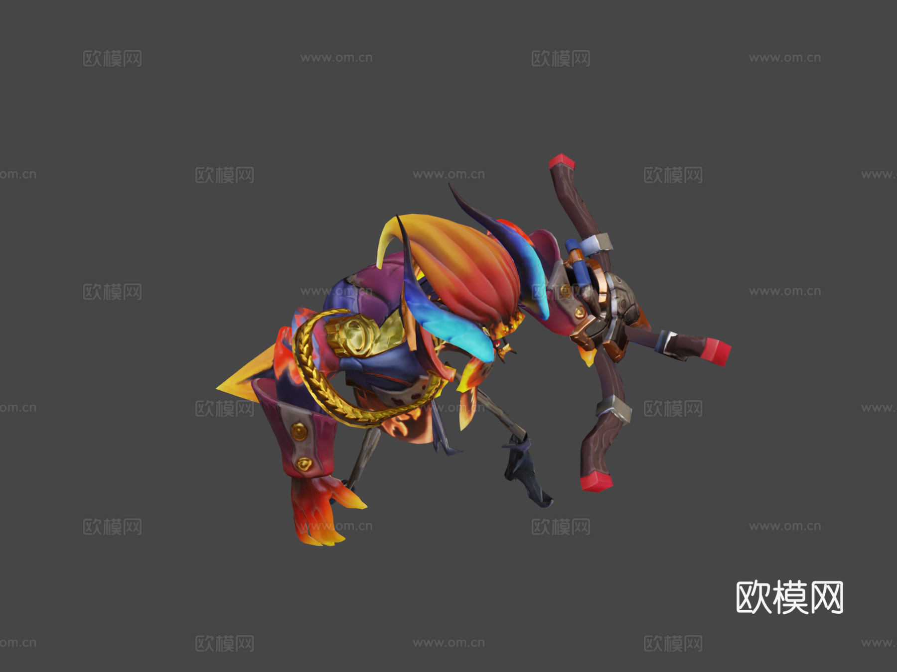 DOTA2中尉克林克兹屠龙者su模型