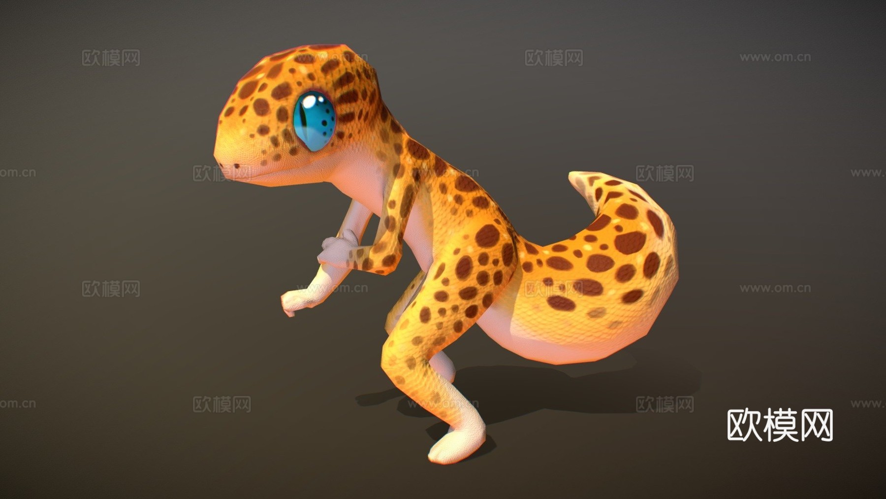 害羞豹猎手手绘su模型