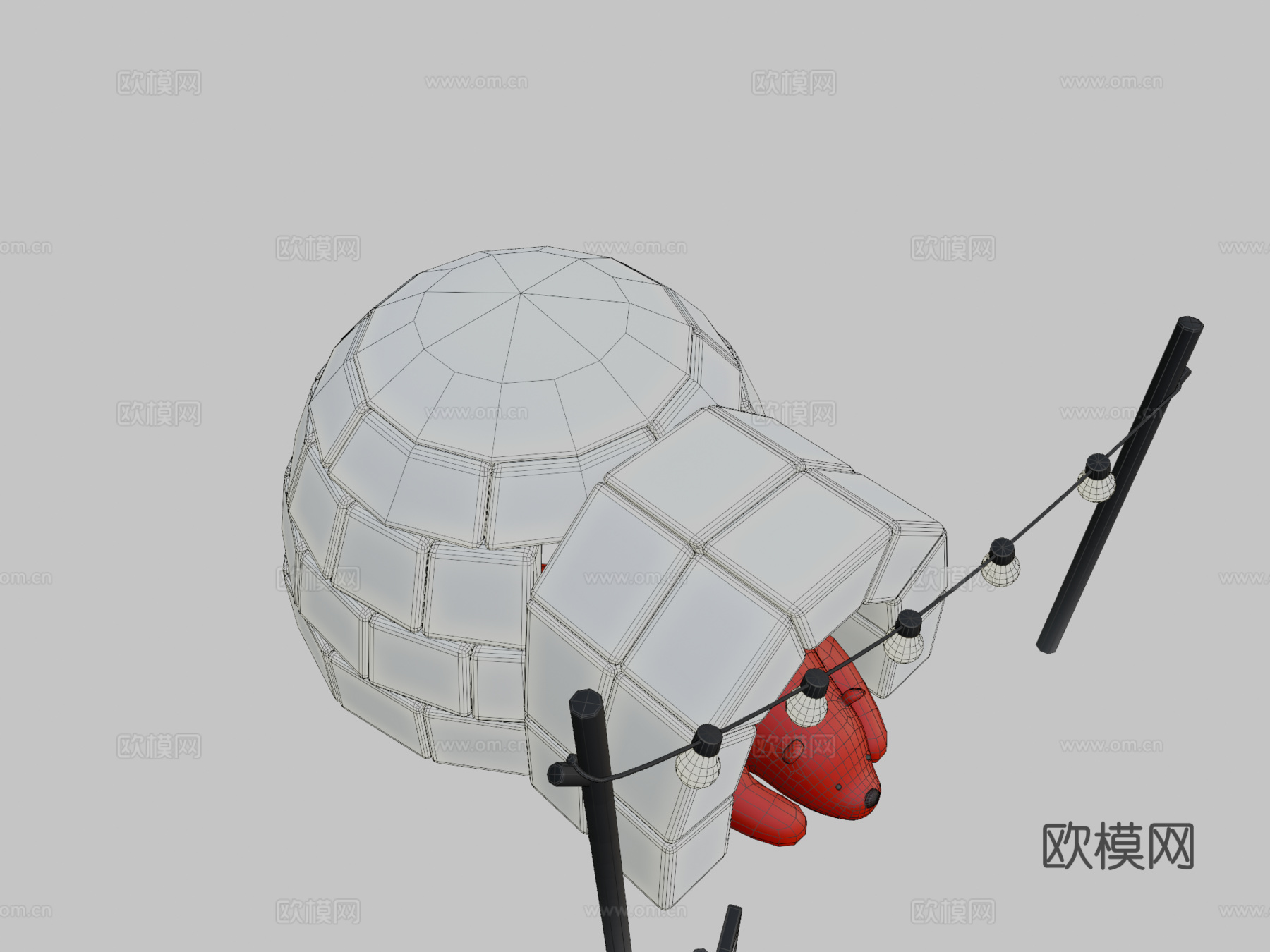 冰屋里的熊su模型