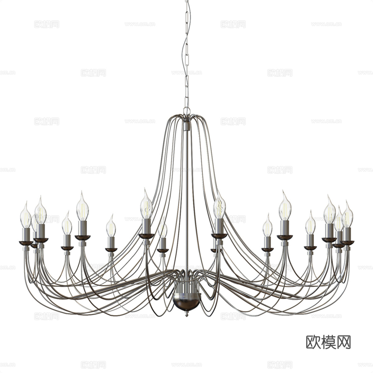 卡萨布兰卡吊灯3d模型