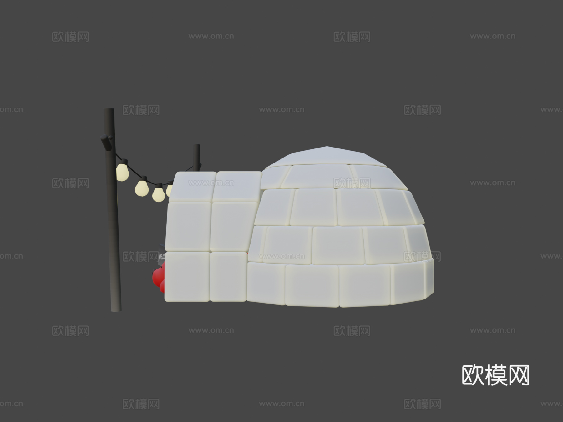 冰屋里的熊su模型