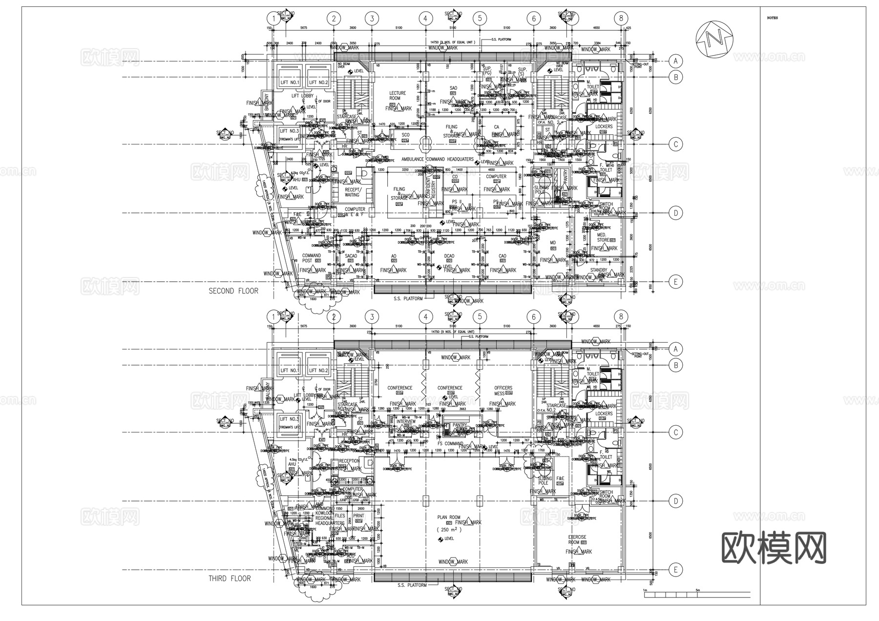 平面布置图cad施工图