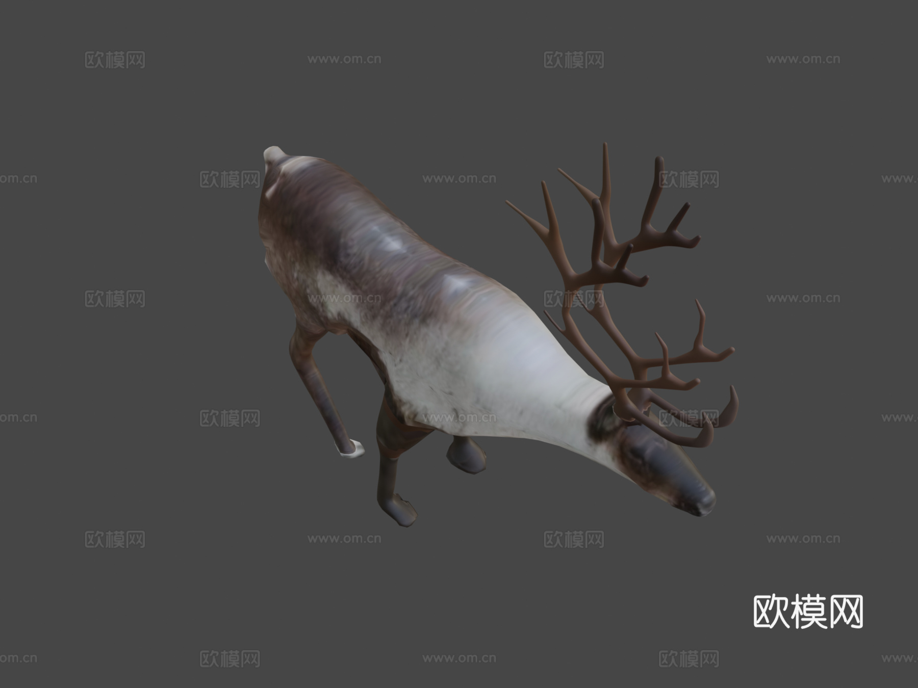 鹿CG模型su模型