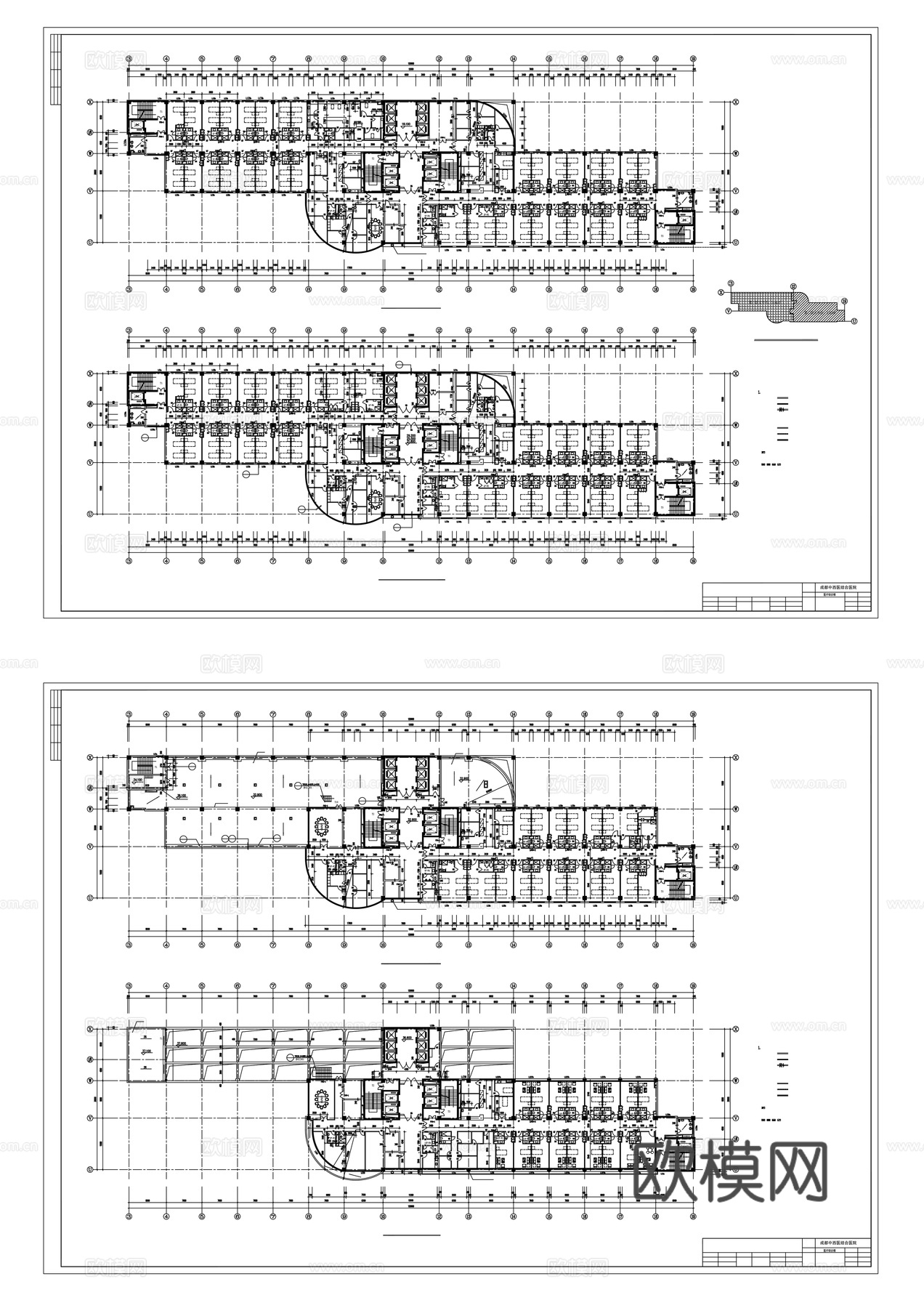 主楼高层cad施工图