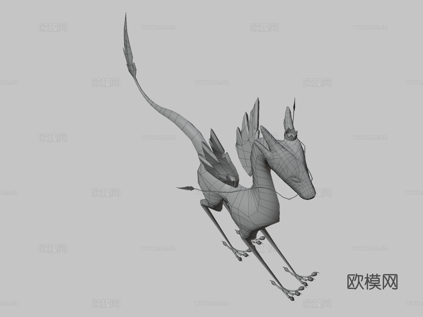 龙动画版su模型