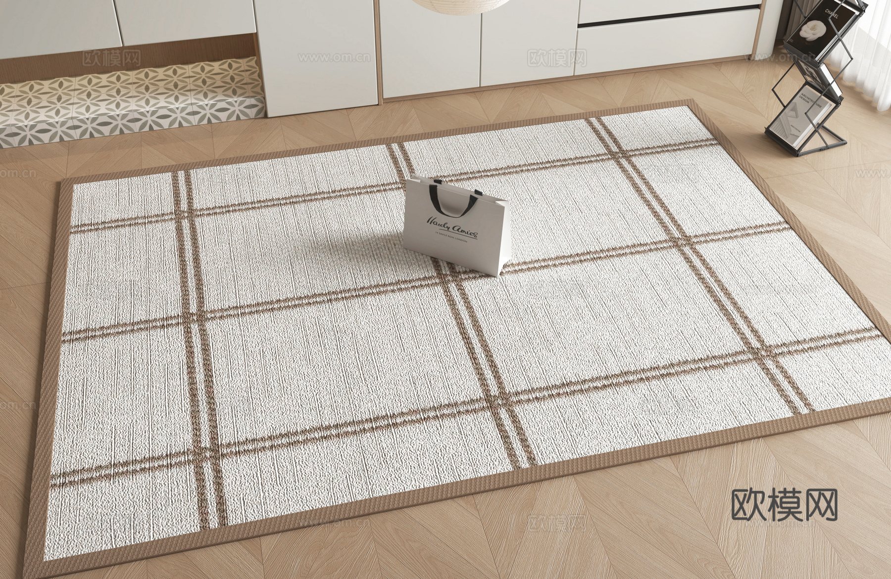 现代地毯su模型