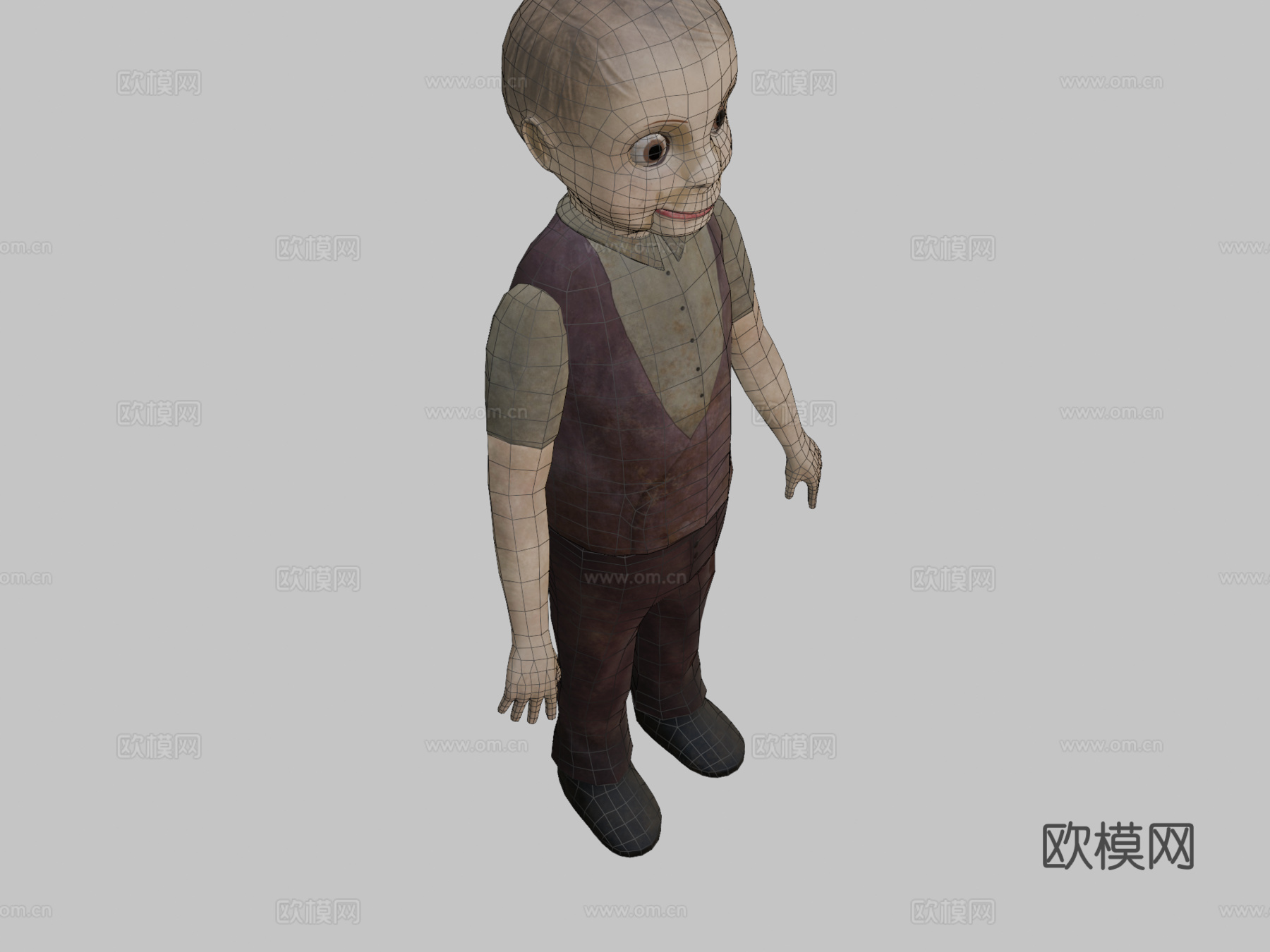 闹鬼腹语玩偶su模型