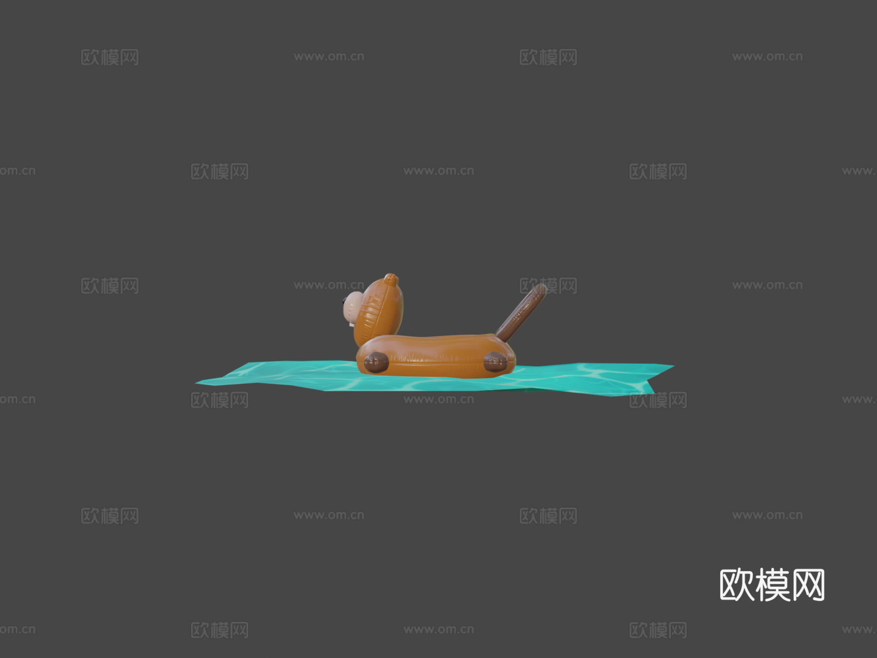 充气河狸su模型