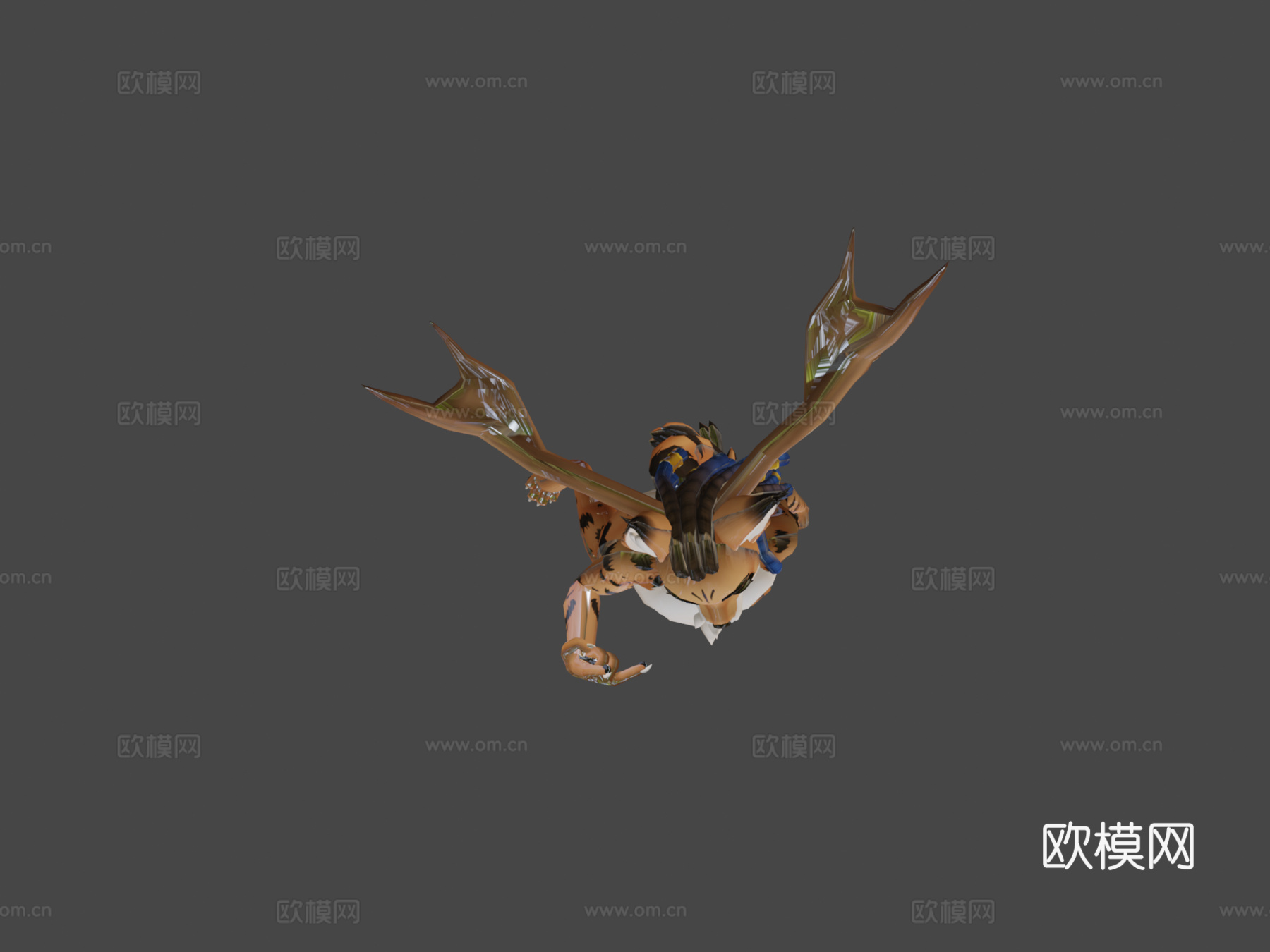 北极山猫虚拟形象su模型