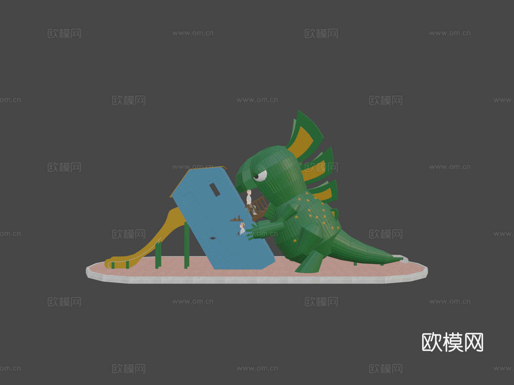 游乐场哥斯拉su模型