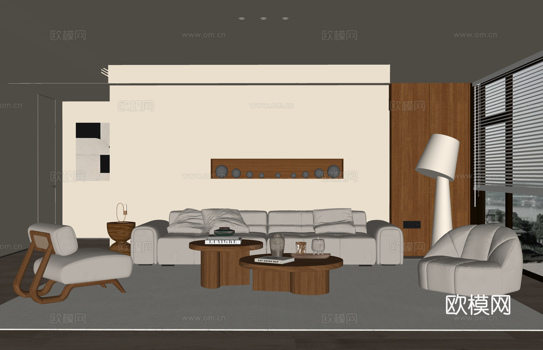 门窗 厨房 衣帽间 餐厅 卫生间su模型