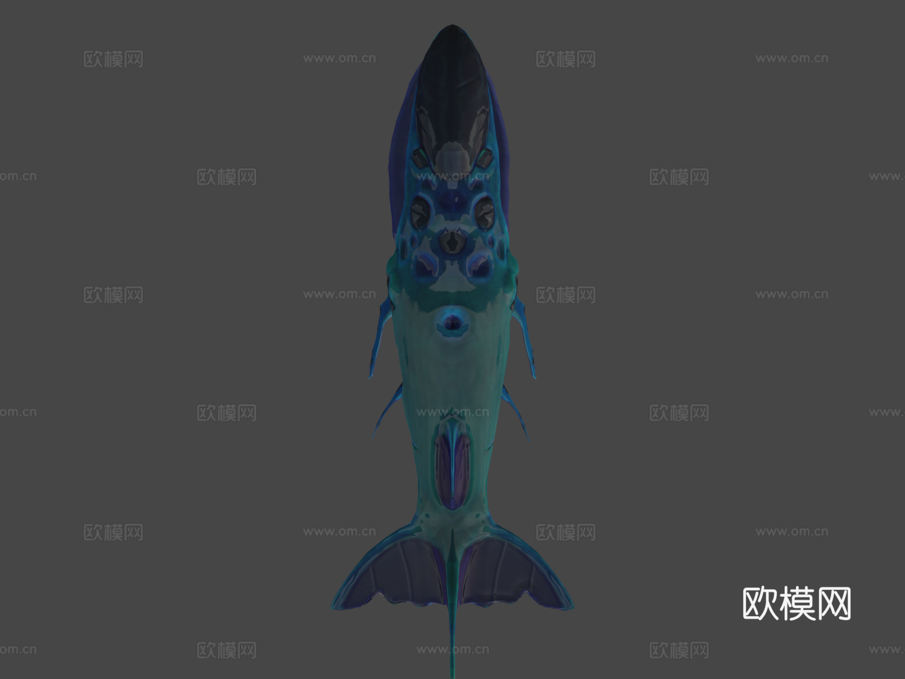 太空鲸卡鲁格su模型