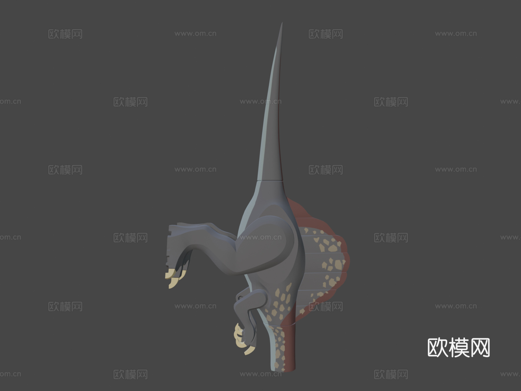 已绑定棘龙乐高su模型