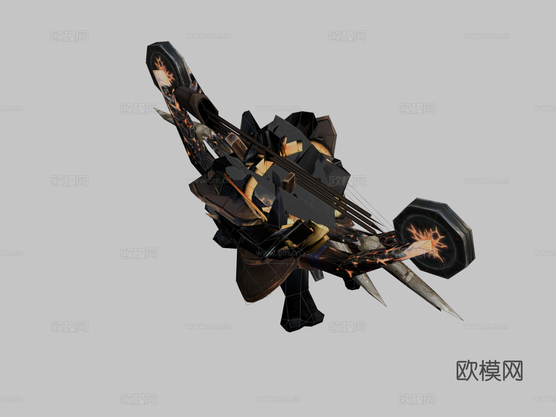 Dota2忧郁弓箭手su模型