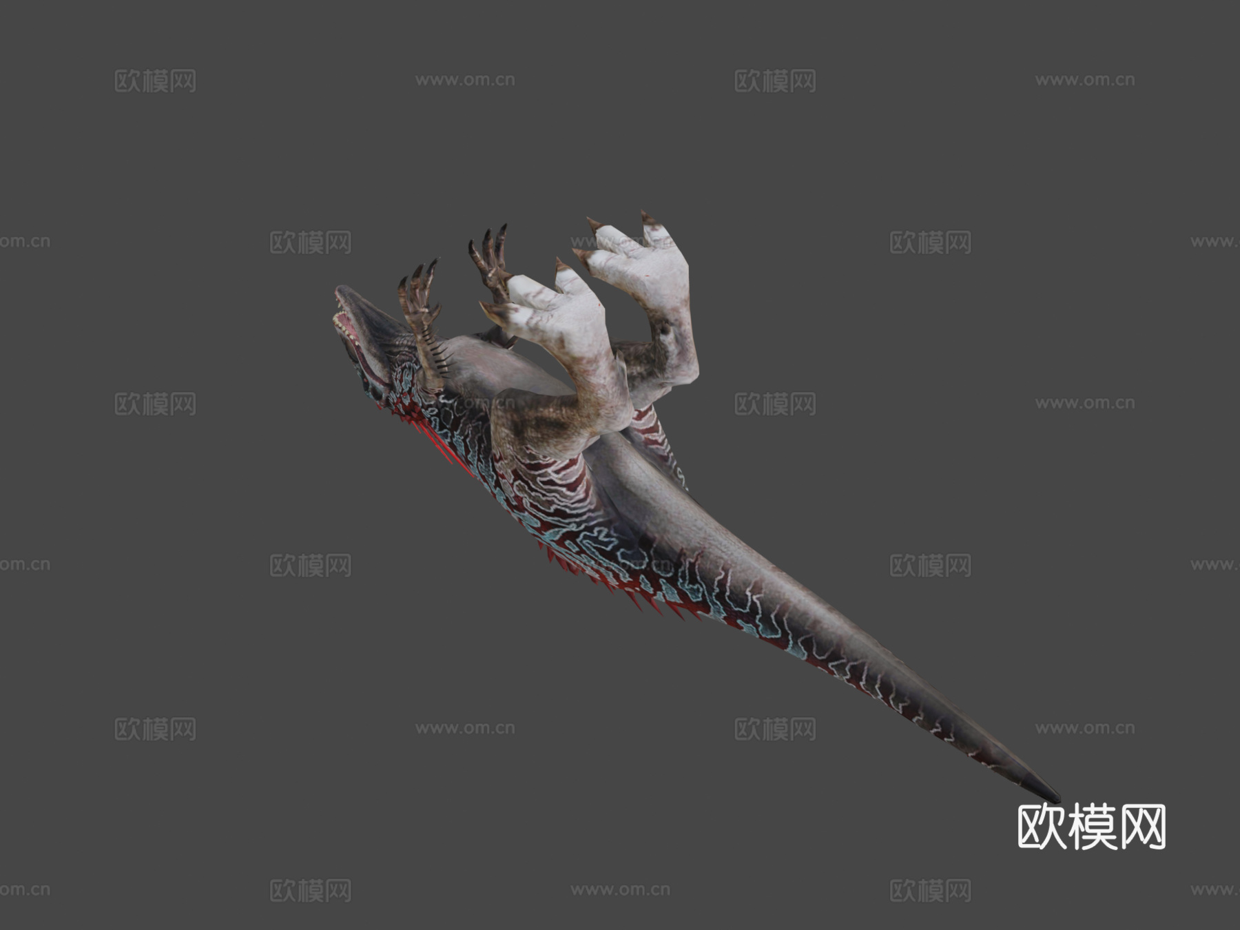 侏罗纪世界游戏40级暴虐霸王龙su模型