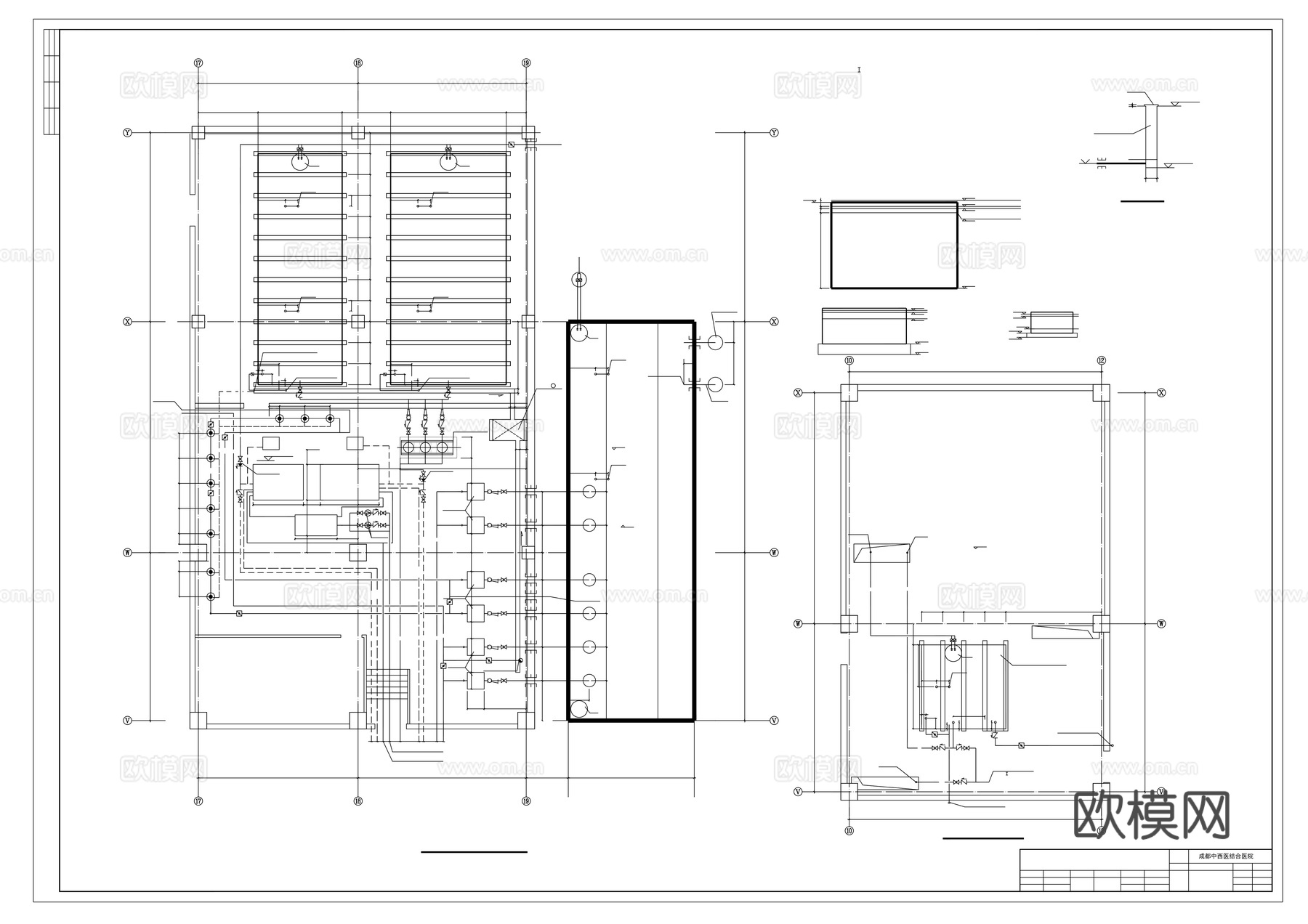 消防水池cad施工图