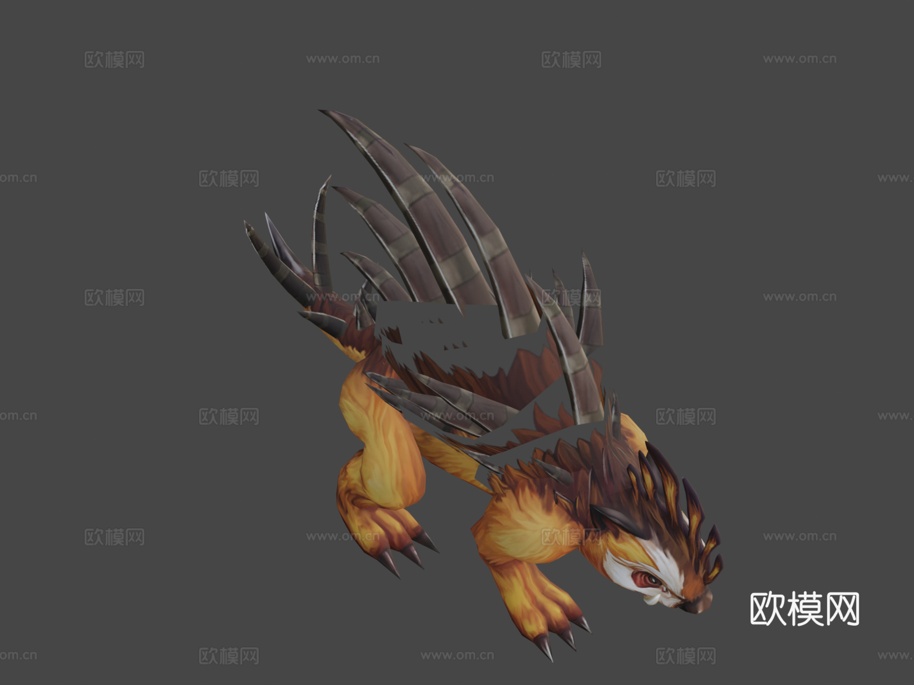 松鼠怪物su模型