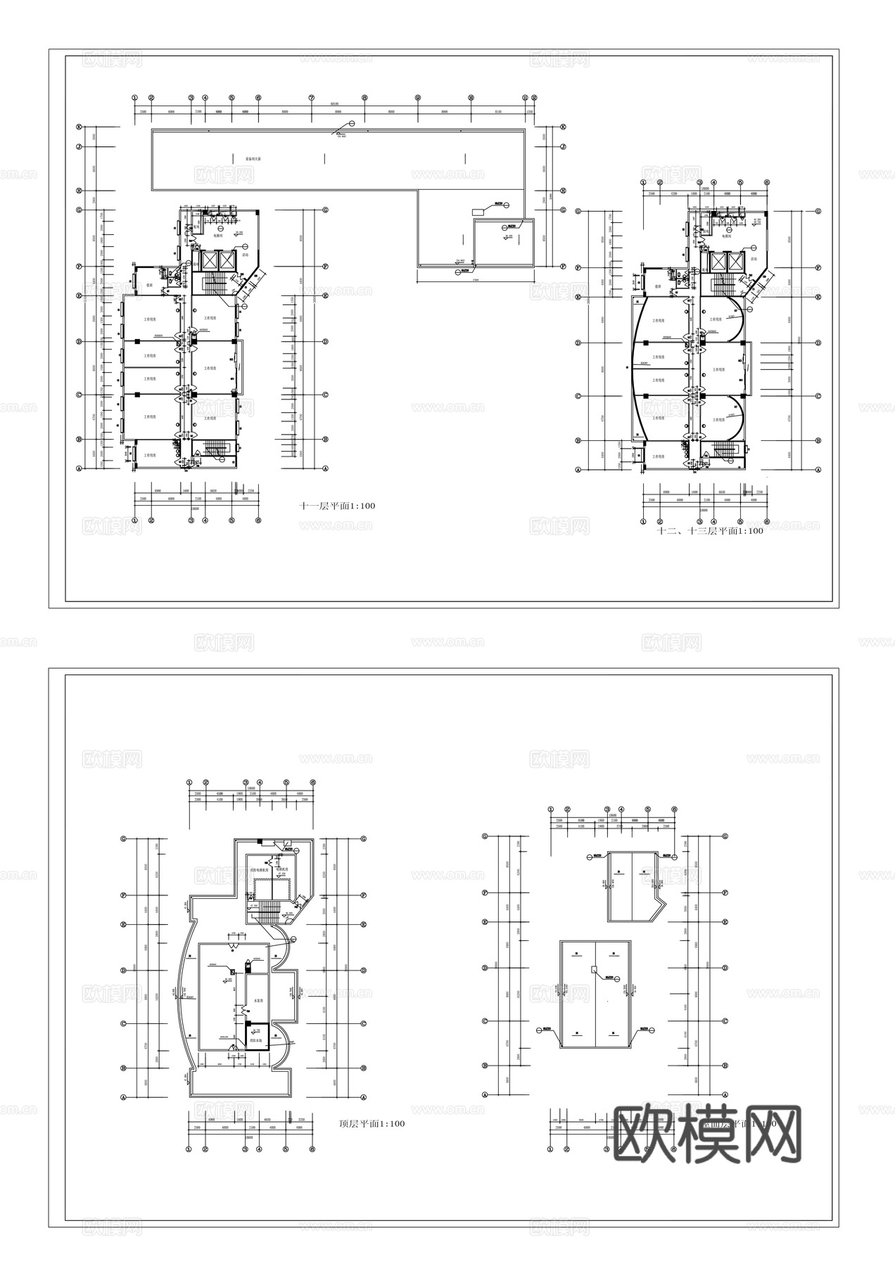 医院平面图cad施工图