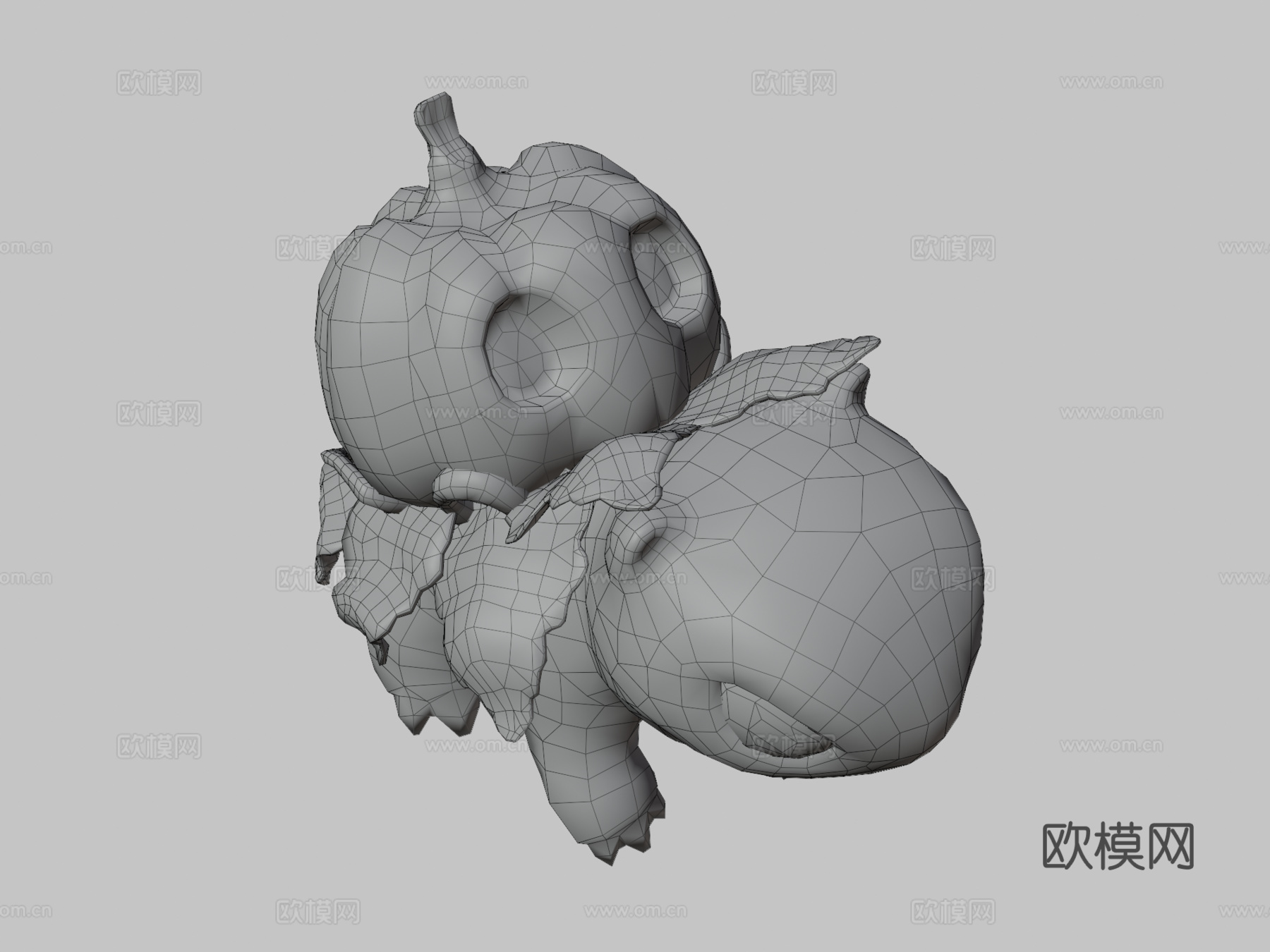 万圣节妙蛙种子su模型