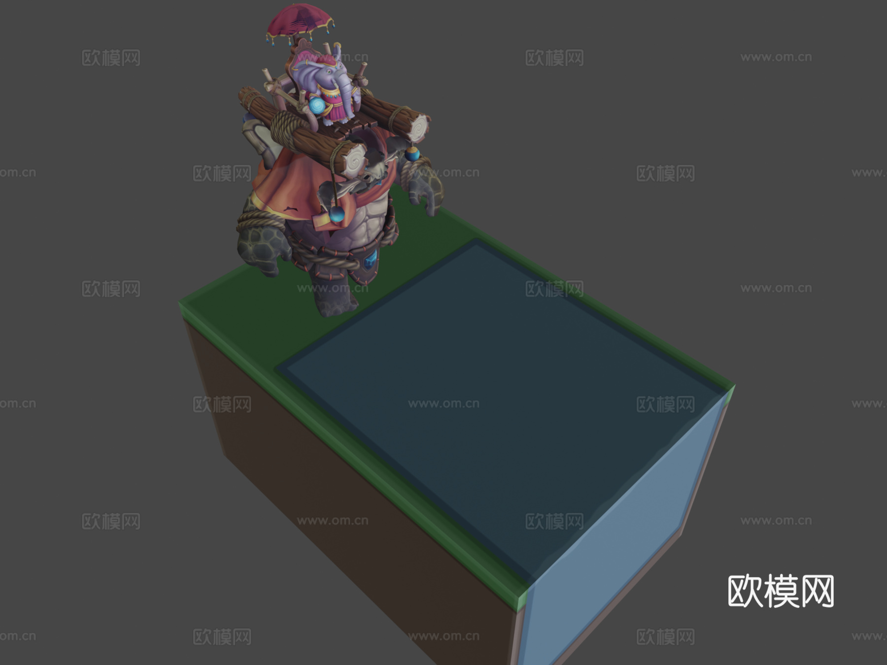 艾莉与哈根潜水动画su模型