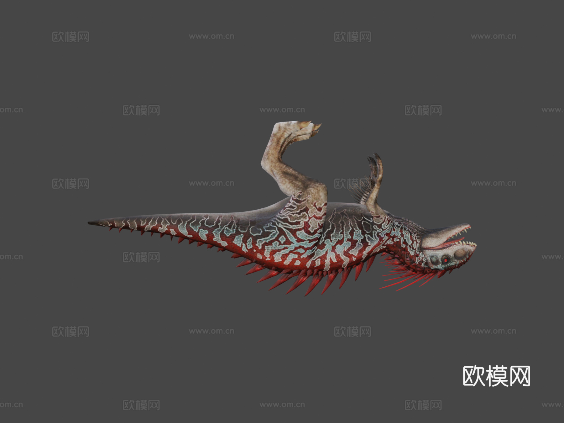 侏罗纪世界游戏40级暴虐霸王龙su模型