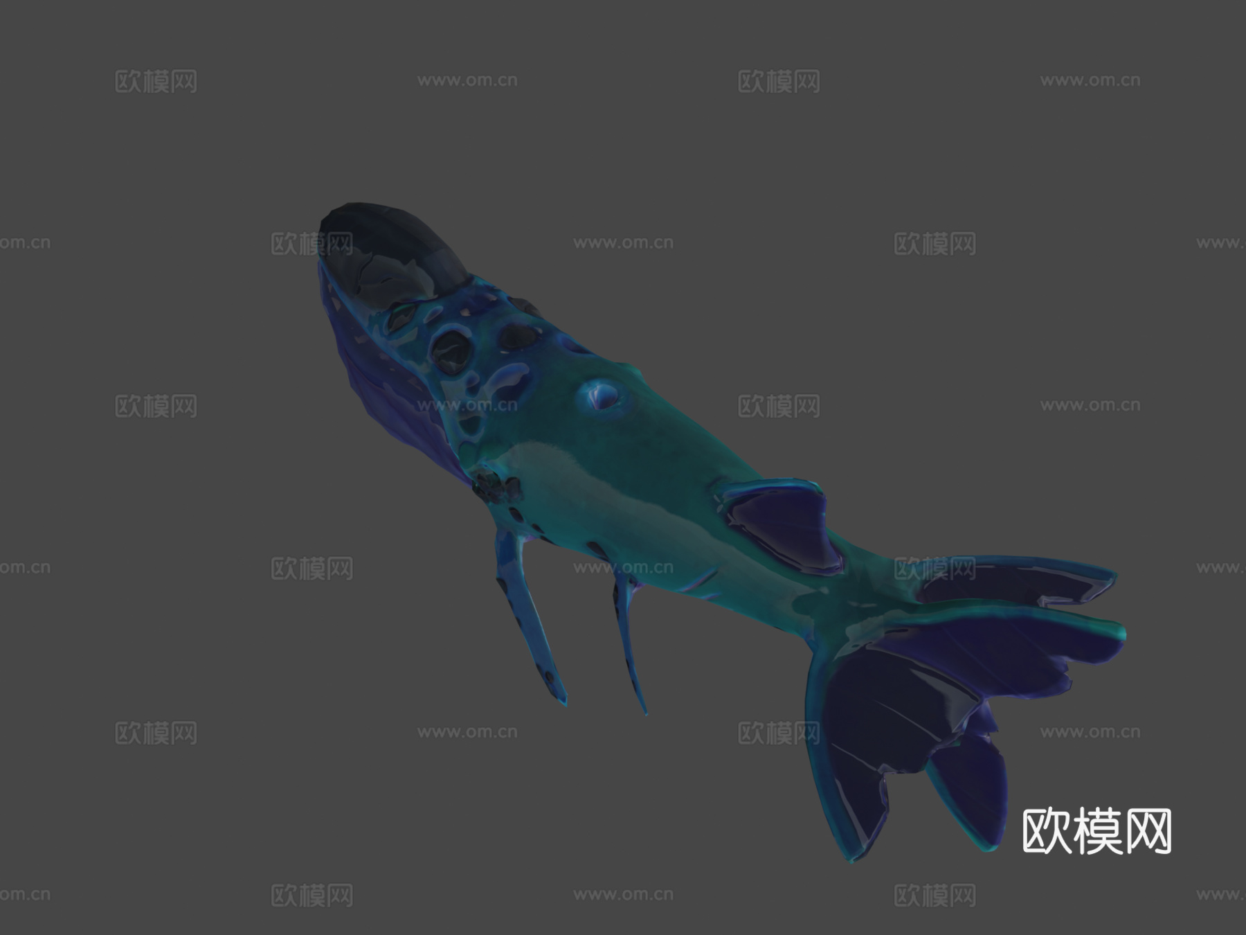 太空鲸卡鲁格su模型